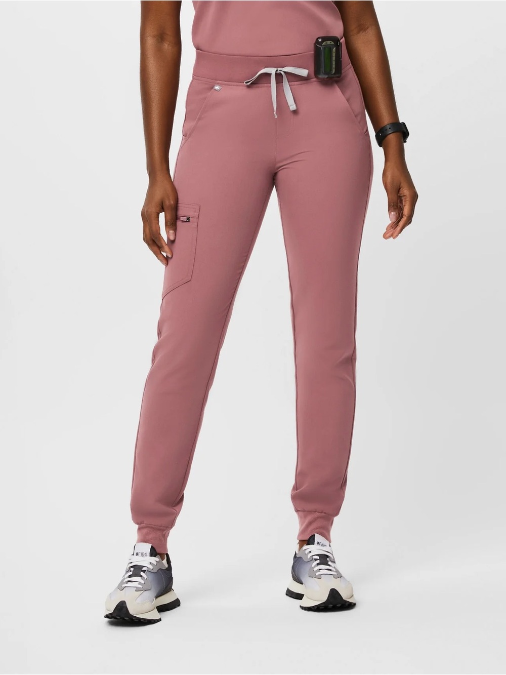 Figs Mineral Mauve Zamora Jogger Scrub Pants - Petite- M